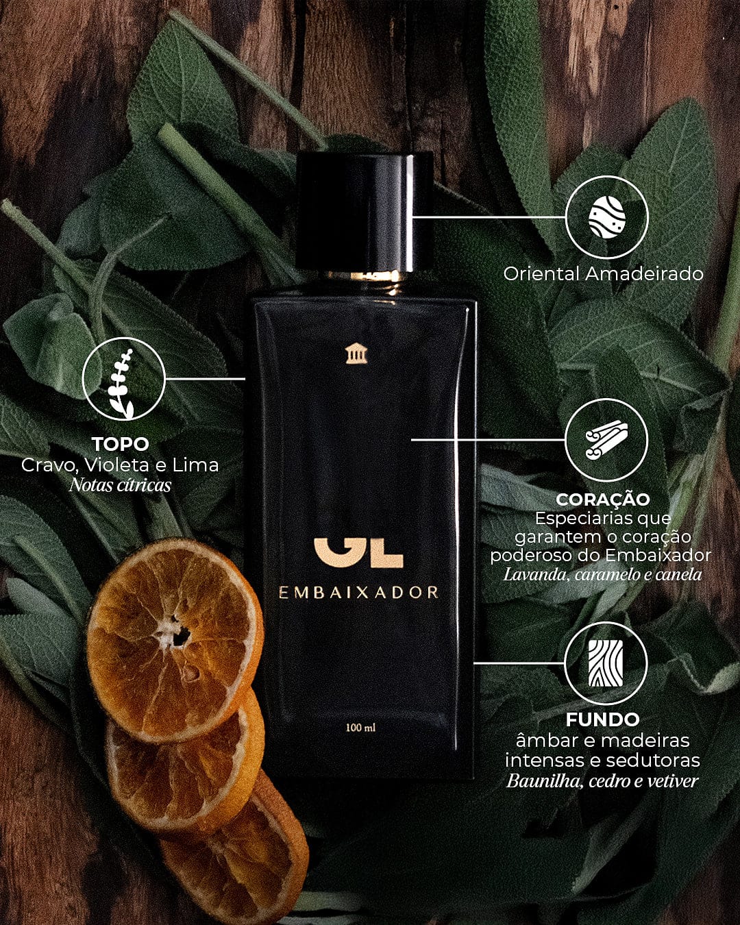 Perfume Preto GL Embaixador